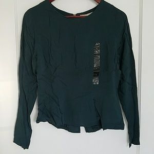 NWT Banana Republic Darker Green Blouse